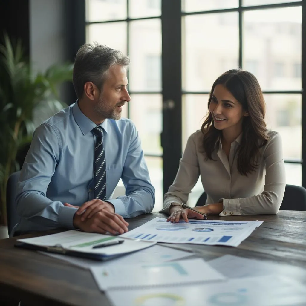 Consultor de FinanzasArg asesorando a un cliente