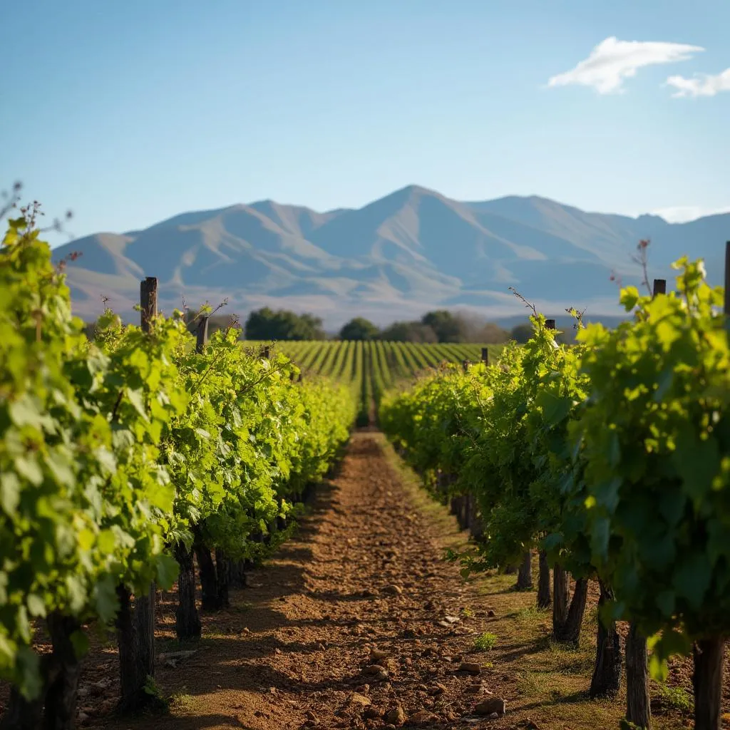 Viñedo en Mendoza, simbolizando optimización de negocio agroindustrial